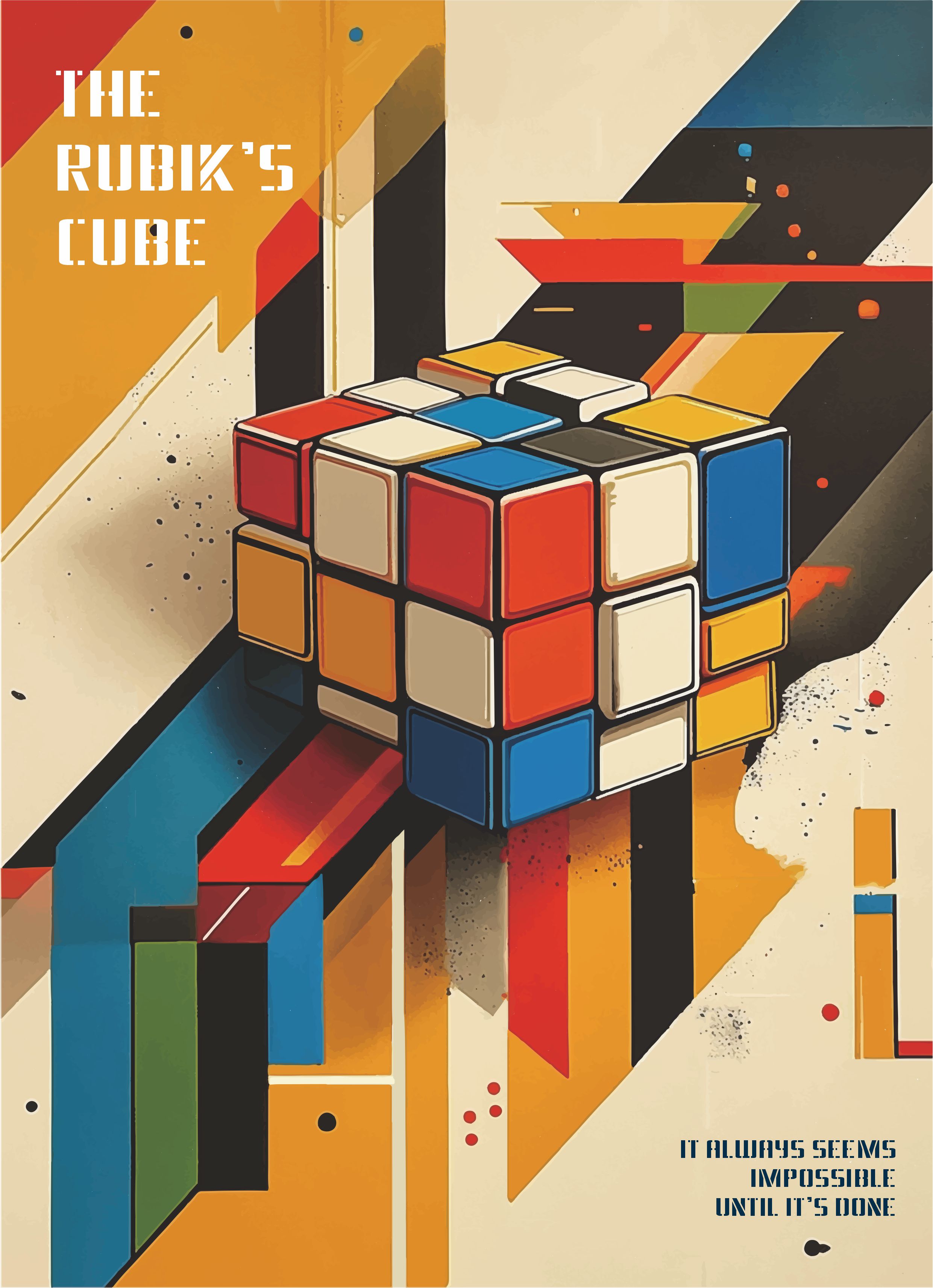 Rubik's Cube Poster